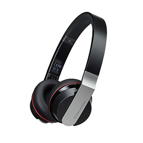 Phiaton BT 330 Black Wireless Touch Interface Headphones with Microphone