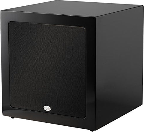 NHT CS-10 10-inch Long Throw Powered Subwoofer, 300 Watts - Piano Black High-...