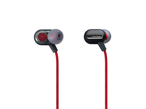 Phiaton MS 300 BA Black Hybrid Dual Driver Earphones with Mic